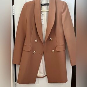 Zara Gold button blazer NEW WITH TAGS